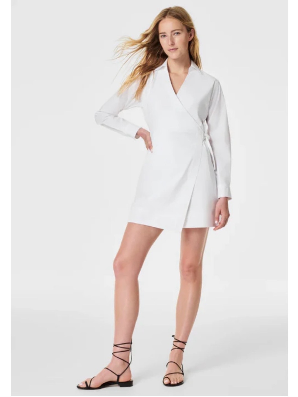SPANX The Best Poplin Wrap Dress